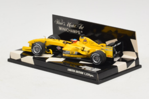 Jordan EJ14 Ford #18 N. Heidfeld Jordan Ford F1 Team Showcar 2004 Minichamps 1:43 400040088 Metall — bild 3 av 5