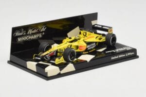Jordan Honda EJ11 #7 H-H. Frentzen F1 2001 Minichamps 1:43 400010011 Metall — bild 2 av 5