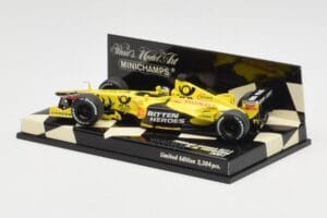 Jordan Honda EJ11 #7 H-H. Frentzen F1 2001 Minichamps 1:43 400010011 Metall — bild 3 av 5