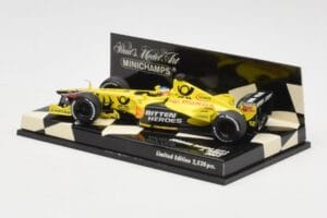 Jordan Honda EJ11 #11 J. Trulli F1 2001 Minichamps 1:43 400010012 Metall — bild 3 av 5