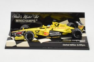 Jordan Honda EJ11 #11 J. Trulli F1 2001 Minichamps 1:43 400010012 Metall