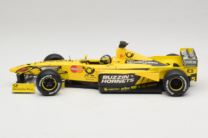 Jordan EJ10 H-H. Frentzen F1 Launch Edition 2000 Hot Wheels 1:18 29160 Metall — bild 3 av 6