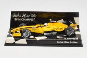 Jordan EJ15 Toyota R. Doornbos Test Driver F1 2005 Minichamps 1:43 400050039 Metall