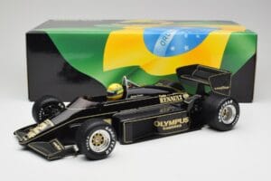 Lotus Renault 97T John Player Special #12 A. Senna Portuguese GP 1985 1st Victory Minichamps 1:12 540851292 Metall — bild 8 av 8