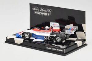 March Ford 751 #28 M. Donohue Race Car 1975 Minichamps 1:43 430750028 Metall — bild 3 av 5
