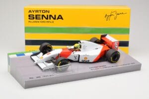 McLaren Ford MP4/8 #8 A. Senna Winner Australian GP 1993 Minichamps 1:18 543933838 Metall — bild 7 av 7