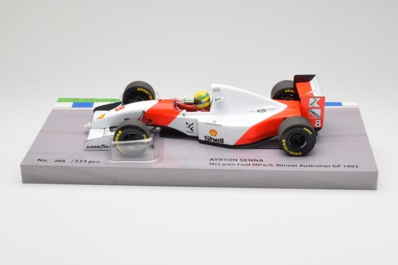 McLaren Ford MP4/8 #8 A. Senna Winner Australian GP 1993 Minichamps 1:18 543933838 Metall