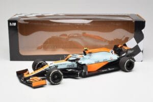McLaren MCL35M #4 L. Norris Monaco GP 2021 Minichamps 1:18 530212404 Metall — bild 6 av 7