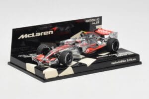 McLaren Mercedes MP4-23 #23 H. Kovalainen Showcar 2008 Minichamps 1:43 530084393 Metall — bild 2 av 5