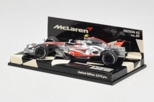 McLaren Mercedes MP4-23 #23 H. Kovalainen Showcar 2008 Minichamps 1:43 530084393 Metall — bild 3 av 5
