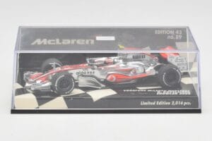 McLaren Mercedes MP4-23 #23 H. Kovalainen Showcar 2008 Minichamps 1:43 530084393 Metall — bild 5 av 5