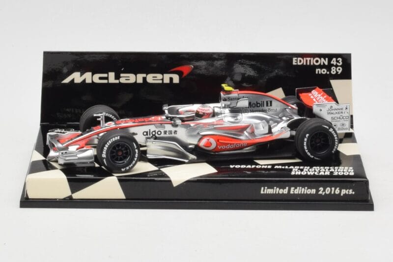 McLaren Mercedes MP4-23 #23 H. Kovalainen Showcar 2008 Minichamps 1:43 530084393 Metall