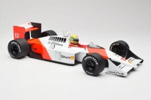 McLaren Honda MP4/4 Marlboro #12 A. Senna F1 World Champion 1988 Minichamps 1:12 540881212 Metall — bild 4 av 6