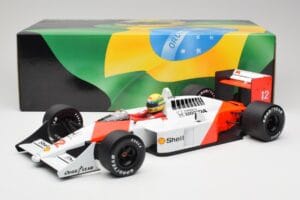 McLaren Honda MP4/4 Marlboro #12 A. Senna F1 World Champion 1988 Minichamps 1:12 540881212 Metall — bild 6 av 6