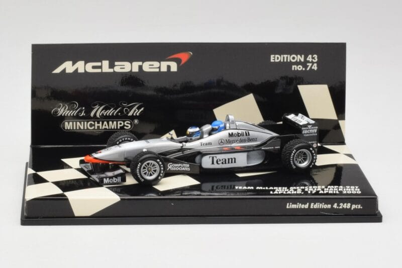 McLaren MP4/98T 2-Seater M. Hakkinen / E. Hakkinen F1 2000 Minichamps 1:43 McLaren MP4/98T 2-Seater M. Hakkinen / E. Hakkinen F1 2000 Minichamps 1:43 530984378 Metall