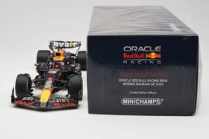 Oracle Red Bull Racing RB20 #1 M. Verstappen Winner Bahrain GP 2024 Minichamps 1:18 110240101 Metall — bild 6 av 7