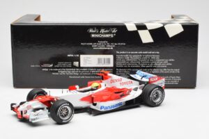 Panasonic Toyota Racing TF106 #8 R. Schumacher F1 2006 Minichamps 1:18 100060007 Metall — bild 6 av 6