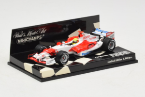 Toyota TF106 Panasonic #11 R. Schumacher Panasonic Toyota Racing Showcar 2006 Minichamps 1:43 400060077 Metall — bild 2 av 5