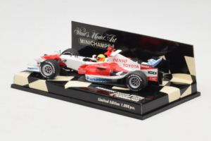 Toyota TF107 Panasonic #11 R. Schumacher Panasonic Toyota Racing Showcar 2007 Minichamps 1:43 400070081 Metall — bild 3 av 5