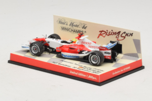 Panasonic Toyota Racing TF107 R. Schumacher F1 Showcar 2007 Minichamps 1:43 403070081 Metall — bild 3 av 5