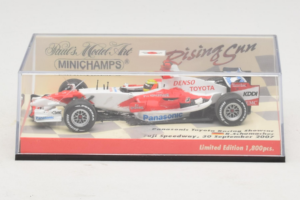 Panasonic Toyota Racing TF107 R. Schumacher F1 Showcar 2007 Minichamps 1:43 403070081 Metall — bild 5 av 5