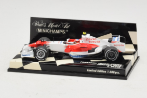 Toyota T. Glock Panasonic Toyota Racing Showcar F1 2008 Minichamps 1:43 400080082 Metall