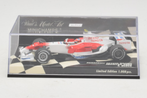 Toyota T. Glock Panasonic Toyota Racing Showcar F1 2008 Minichamps 1:43 400080082 Metall — bild 5 av 5