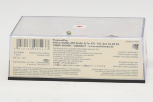 Panasonic Toyota Racing TF108 T. Glock F1 Showcar 2008 Minichamps 1:43 403080082 Metall — bild 4 av 5