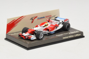 Toyota TF107 #11 R. Schumacher Panasonic Toyota Racing F1 2007 Minichamps 1:43 AM601286 Metall — bild 2 av 5