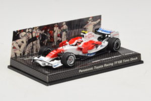 Toyota TF108 #17 T. Glock Panasonic Toyota Racing F1 2008 Minichamps 1:43 AM61152 Metall — bild 2 av 6