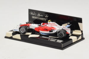 Toyota TF108 #11 T. Glock Panasonic Toyota Racing F1 2008 Minichamps 1:43 400080012 Metall — bild 3 av 5