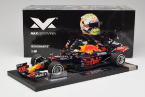 Red Bull RB16B #33 M. Verstappen Styrian & Austrian GP Winner 2021 Minichamps 1:18 113210933 Metall — bild 6 av 6