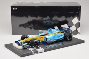 Renault R25 #5 F. Alonso 2nd Place Belgian GP 2005 Minichamps 1:18 117051605 Metall — bild 7 av 7