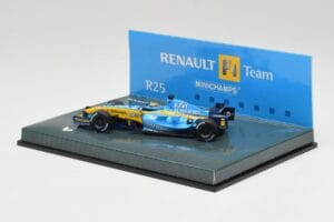 Renault R25 #1 F. Alonso F1 World Champion 2005 Minichamps 1:43 403050105 Metall — bild 3 av 4