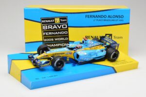 Renault R25 #5 F. Alonso Brazil GP F1 World Champion 2005 Minichamps 1:18 147051705 Metall — bild 6 av 6