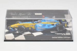 Renault R25 F. Alonso F1 World Champion Showcar 2005 Minichamps 1:43 400050075 Metall — bild 4 av 5