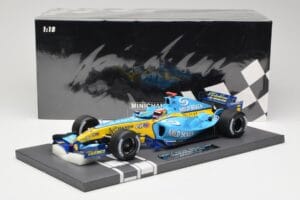 Renault R25 #5 F. Alonso Bahrain GP 2005 Minichamps 1:18 117050305 Resin — bild 7 av 7