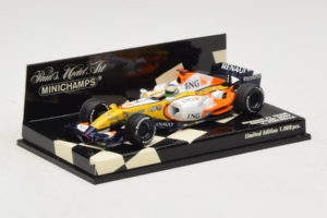 Renault R27 #3 G. Fisichella Renault F1 Team Showcar 2007 Minichamps 1:43 400070073 Metall — bild 2 av 5