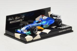 Sauber C24 Petronas #11 J. Villeneuve Sauber Petronas F1 Team Showcar 2005 Minichamps 1:43 400050081 Metall — bild 2 av 5