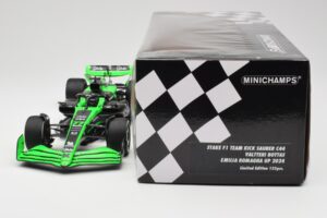 Stake F1 Team Kick Sauber C44 #77 V. Bottas Emilia Romagna GP 2024 Minichamps 1:18 147240177 Metall — bild 6 av 7