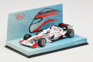 Super Aguri SA05 Honda #22 T. Sato 1st GP Bahrain 2006 Minichamps 1:43 518064322 Metall — bild 2 av 5