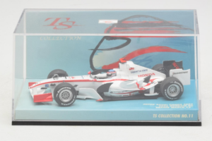 Super Aguri SA05 Honda #22 T. Sato 1st GP Bahrain 2006 Minichamps 1:43 518064322 Metall — bild 4 av 5
