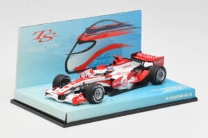 Super Aguri Honda SA07 #22 T. Sato Race Car 2007 Minichamps 1:43 518074322 Metall — bild 2 av 5