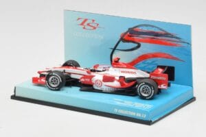 Super Aguri Honda SA07 #22 T. Sato Race Car 2007 Minichamps 1:43 518074322 Metall — bild 3 av 5