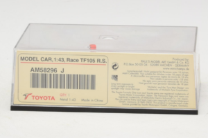 Toyota TF105 #17 R. Schumacher Panasonic Toyota Racing F1 2005 Minichamps 1:43 AM58296 Metall — bild 5 av 5