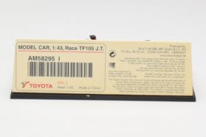 Toyota TF105 #16 J. Trulli F1 2005 Minichamps 1:43 AM58295 Metall — bild 5 av 5