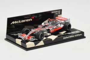 McLaren MP4-22 Mercedes #1 F. Alonso Vodafone McLaren Showcar F1 2007 Minichamps 1:43 530074371 Metall — bild 2 av 5
