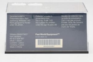 Williams FW27 BMW #16 N. Heidfeld F1 2005 Minichamps 1:43 80420404067 Metall — bild 4 av 5
