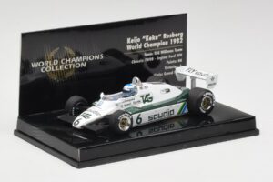 Williams FW08 #6 K. Rosberg F1 World Champion 1982 Minichamps 1:43 436820106 Metall — bild 3 av 4