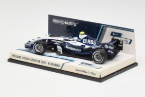 Williams FW29 N. Rosberg F1 Showcar 2007 Minichamps 1:43 400070086 Metall — bild 2 av 5